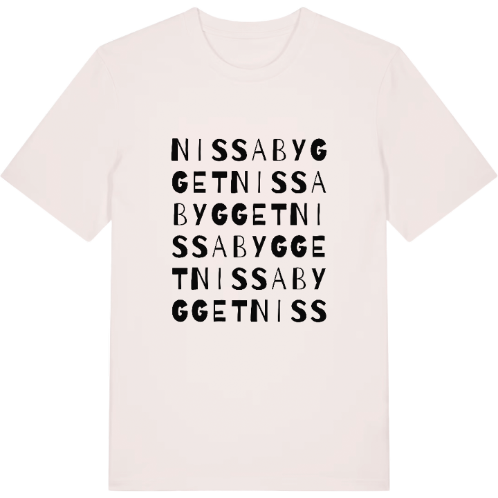 Nissabygget ordlek t-shirt – t-shirt från PinShirt