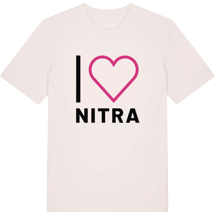 Jag älskar Nitra t-shirt stort tryck – t-shirt från PinShirt
