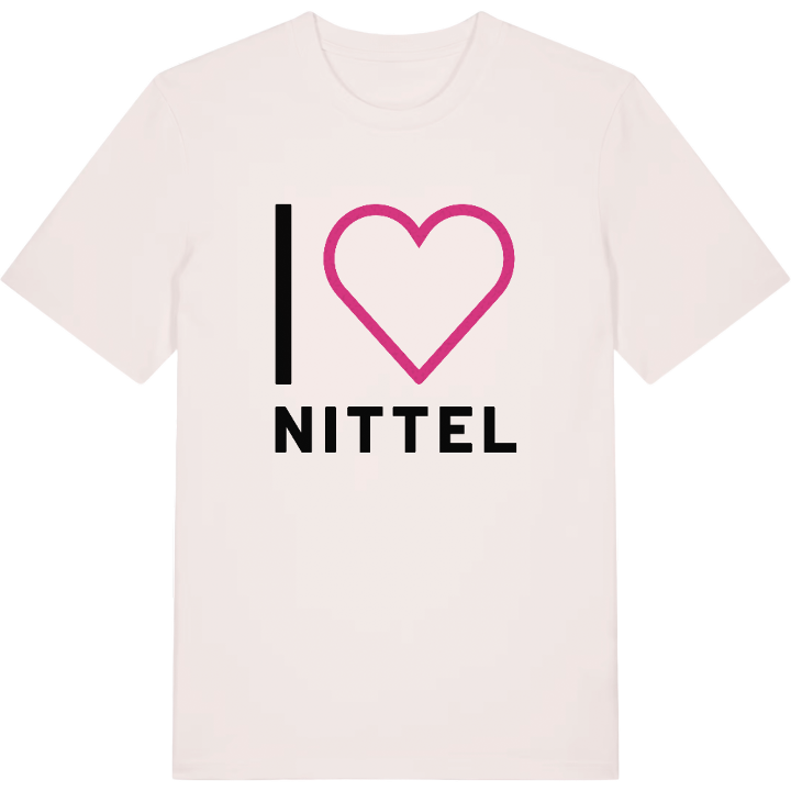 Jag älskar Nittel t-shirt stort tryck – t-shirt från PinShirt