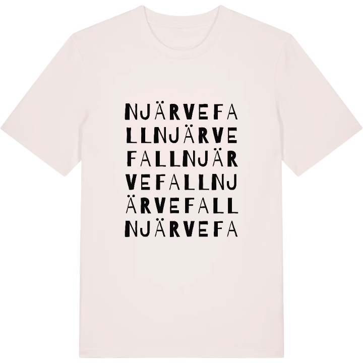 Njärvefall ordlek t-shirt – t-shirt från PinShirt