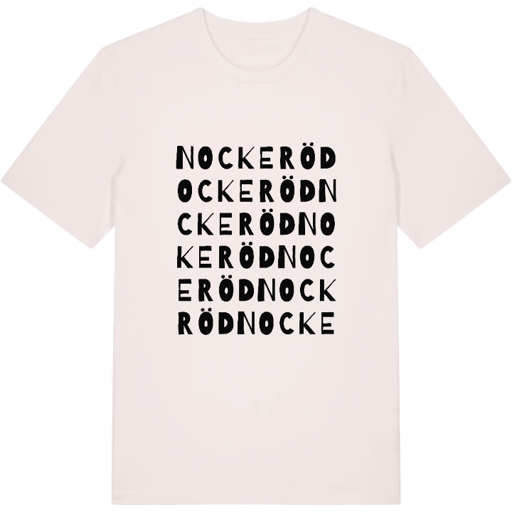 Nockeröd ordlek t-shirt – t-shirt från PinShirt