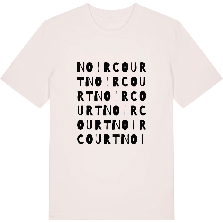 Noircourt ordlek t-shirt – t-shirt från PinShirt