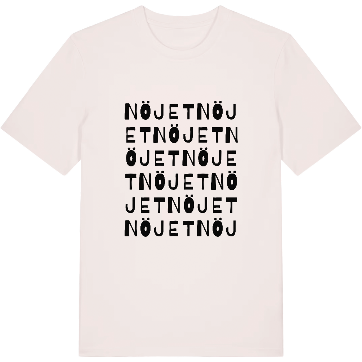 Nöjet ordlek t-shirt – t-shirt från PinShirt