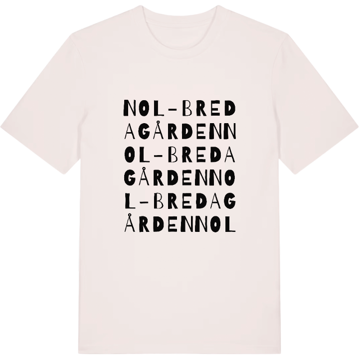 Nol-Bredagården ordlek t-shirt – t-shirt från PinShirt