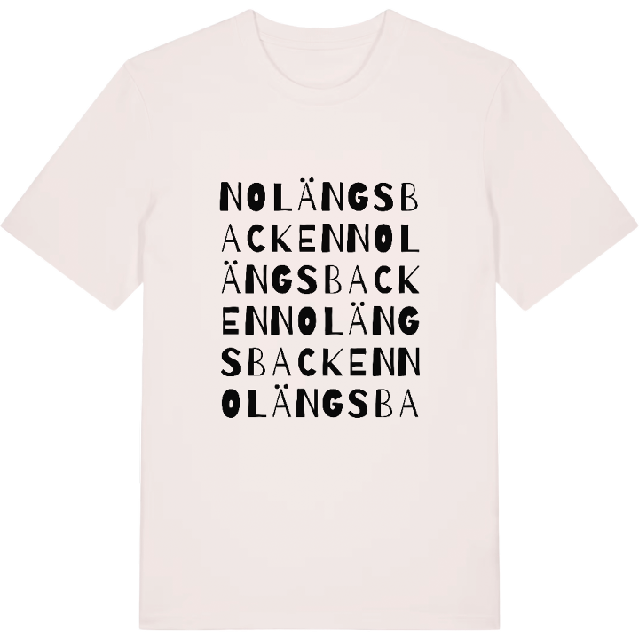Nolängsbacken ordlek t-shirt – t-shirt från PinShirt