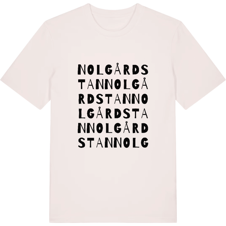 Nolgårdstan ordlek t-shirt – t-shirt från PinShirt