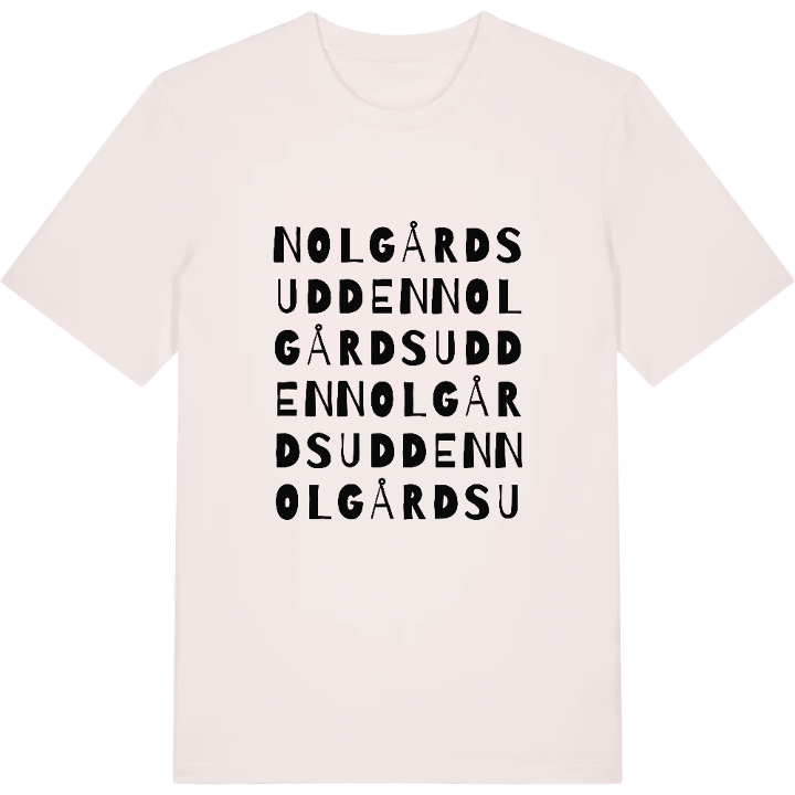 Nolgårdsudden ordlek t-shirt – t-shirt från PinShirt