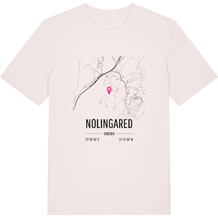 Nolingared karta t-shirt – t-shirt från PinShirt