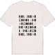 Nolingared ordlek t-shirt