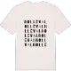 Nolléval ordlek t-shirt