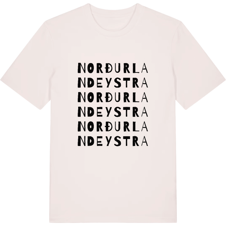 Norðurland eystra ordlek t-shirt – t-shirt från PinShirt
