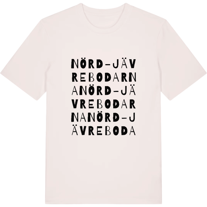 Nörd-Jävrebodarna ordlek t-shirt – t-shirt från PinShirt