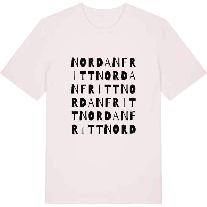 Nordanfritt ordlek t-shirt – t-shirt från PinShirt