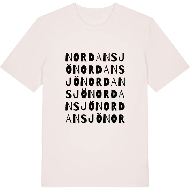 Nordansjö ordlek t-shirt – t-shirt från PinShirt