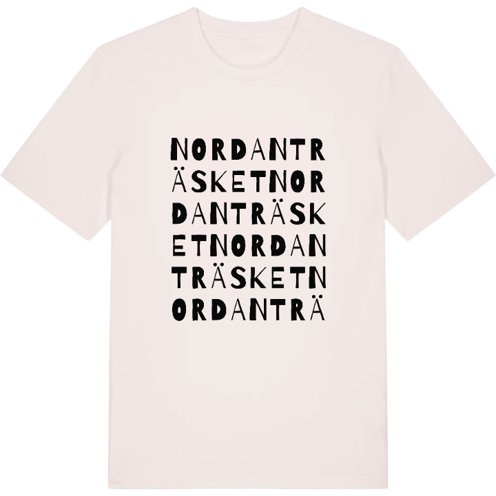 Nordanträsket ordlek t-shirt – t-shirt från PinShirt