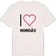 Jag älskar Nordås t-shirt stort tryck