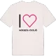 Jag älskar Norder-Icksjö t-shirt stort tryck