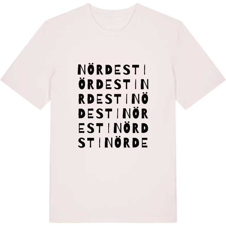 Nördesti ordlek t-shirt – t-shirt från PinShirt