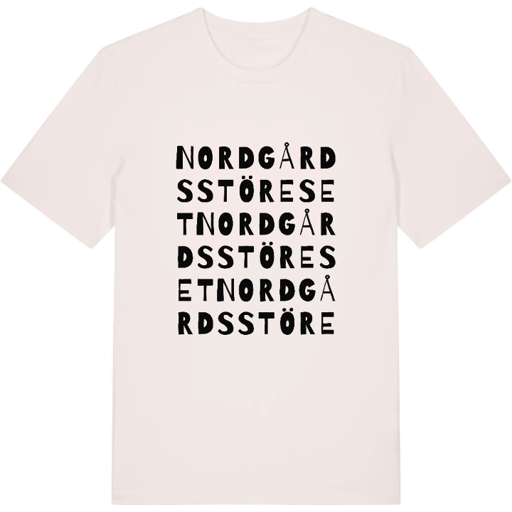 Nordgårdsstöreset ordlek t-shirt – t-shirt från PinShirt
