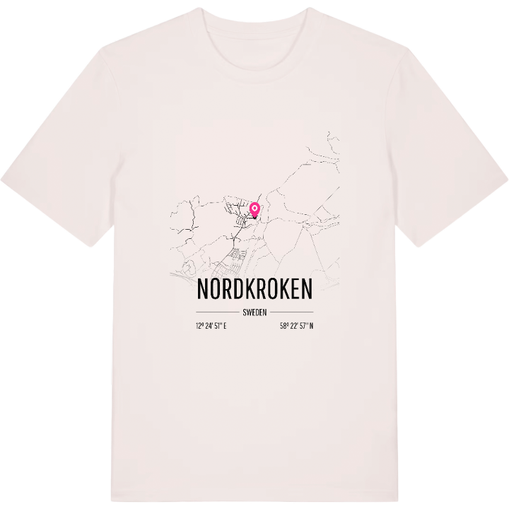 Nordkroken karta t-shirt – t-shirt från PinShirt