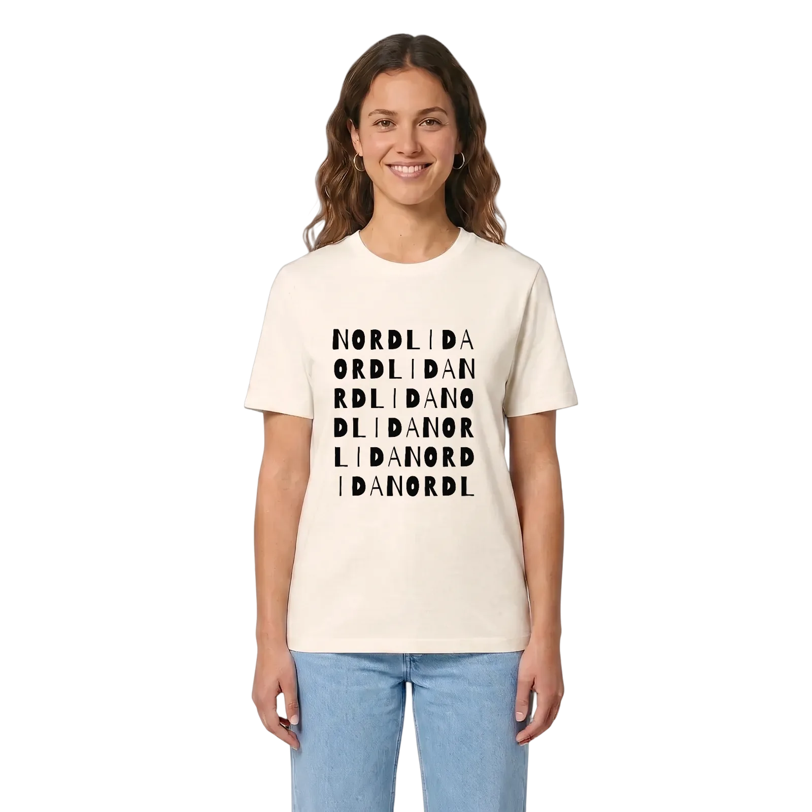 Nordlida ordlek t-shirt – Vintage White, i miljö
