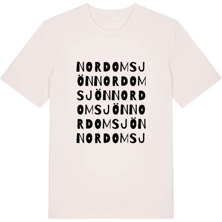 Nordomsjön ordlek t-shirt – t-shirt från PinShirt