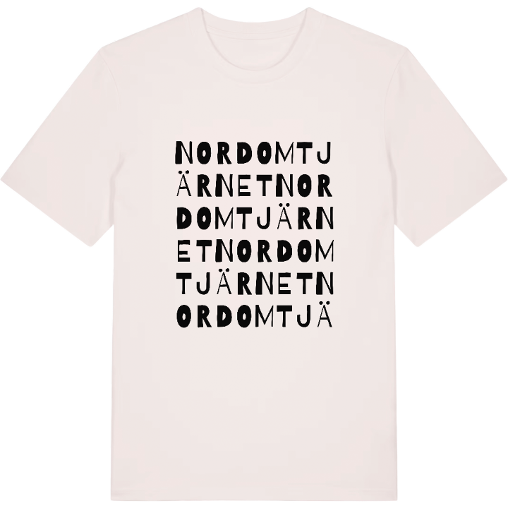 Nordomtjärnet ordlek t-shirt – t-shirt från PinShirt