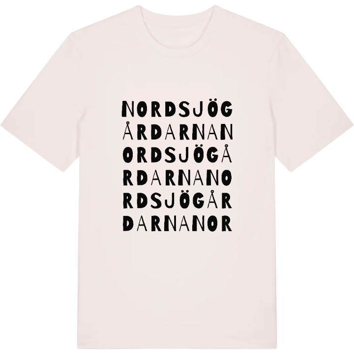 Nordsjögårdarna ordlek t-shirt – t-shirt från PinShirt
