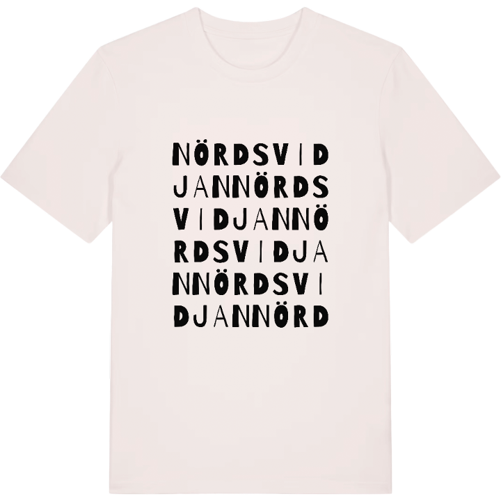 Nördsvidjan ordlek t-shirt – t-shirt från PinShirt