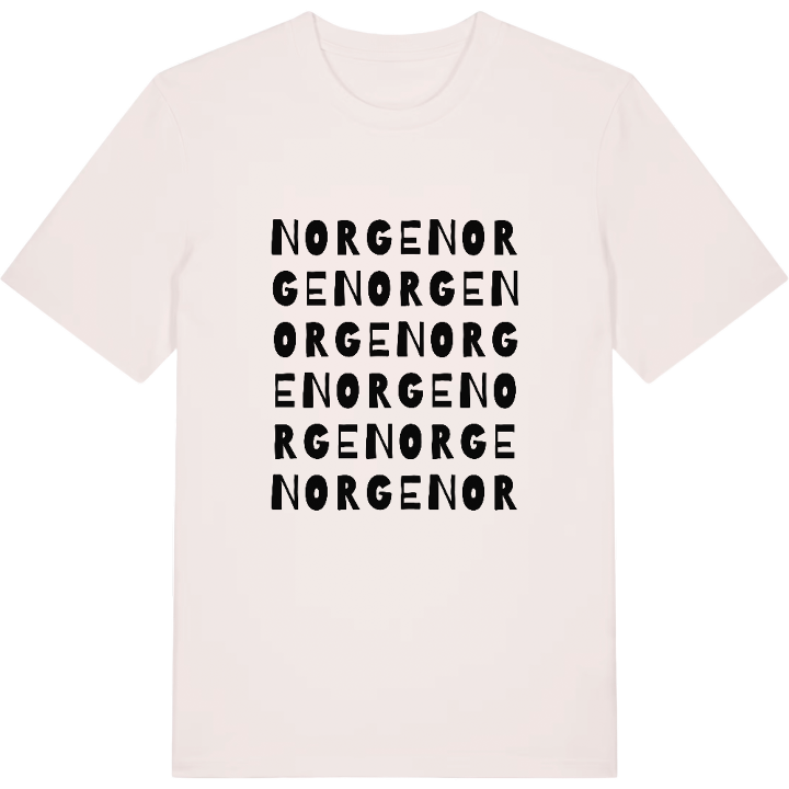 Norge ordlek t-shirt – t-shirt från PinShirt