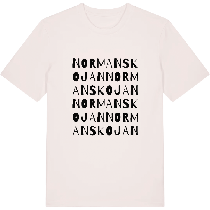 Normanskojan ordlek t-shirt – t-shirt från PinShirt
