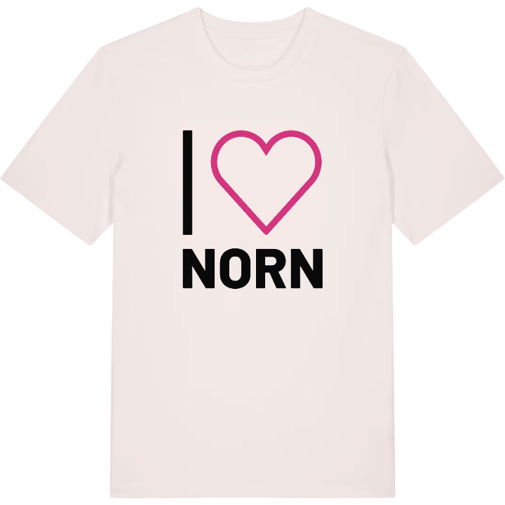 Jag älskar Norn t-shirt stort tryck – t-shirt från PinShirt