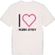 Jag älskar Norr-Ryby t-shirt stort tryck