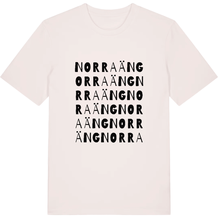 Norra äng ordlek t-shirt – t-shirt från PinShirt