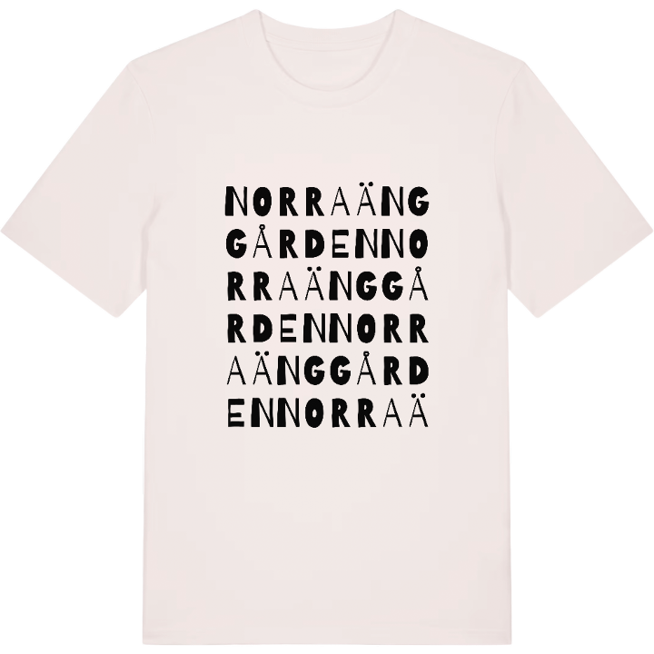 Norra Änggården ordlek t-shirt – t-shirt från PinShirt