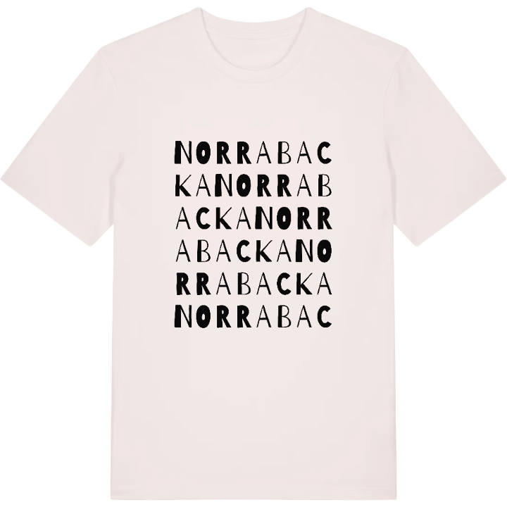 Norra Backa ordlek t-shirt – t-shirt från PinShirt