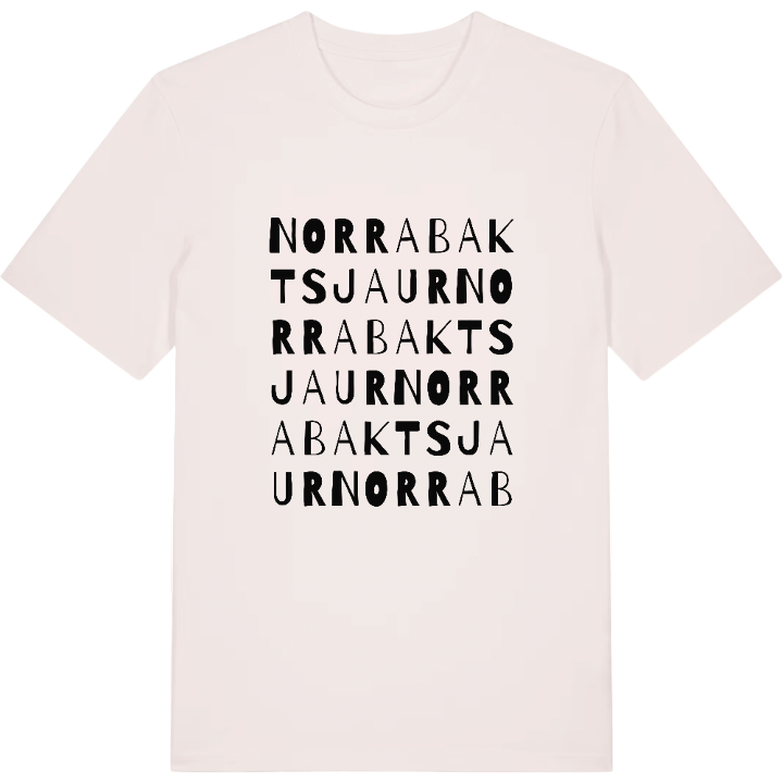 Norra Baktsjaur ordlek t-shirt – t-shirt från PinShirt