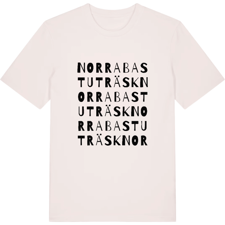 Norra Bastuträsk ordlek t-shirt – t-shirt från PinShirt
