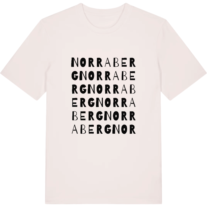 Norra Berg ordlek t-shirt – t-shirt från PinShirt