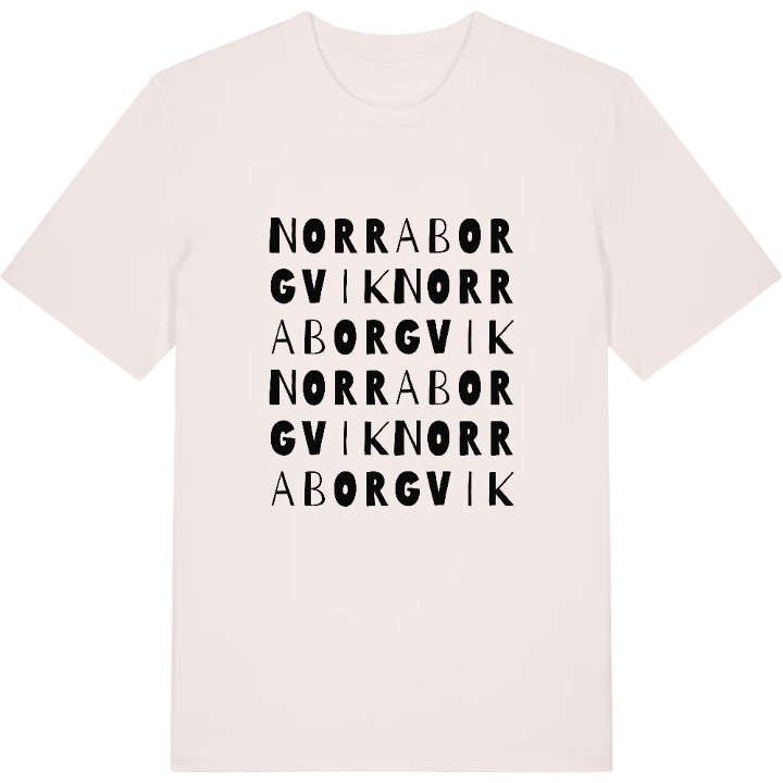 Norra Borgvik ordlek t-shirt – t-shirt från PinShirt