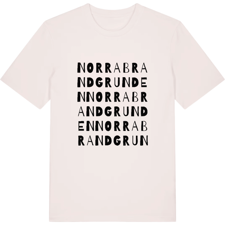 Norra Brandgrunden ordlek t-shirt – t-shirt från PinShirt