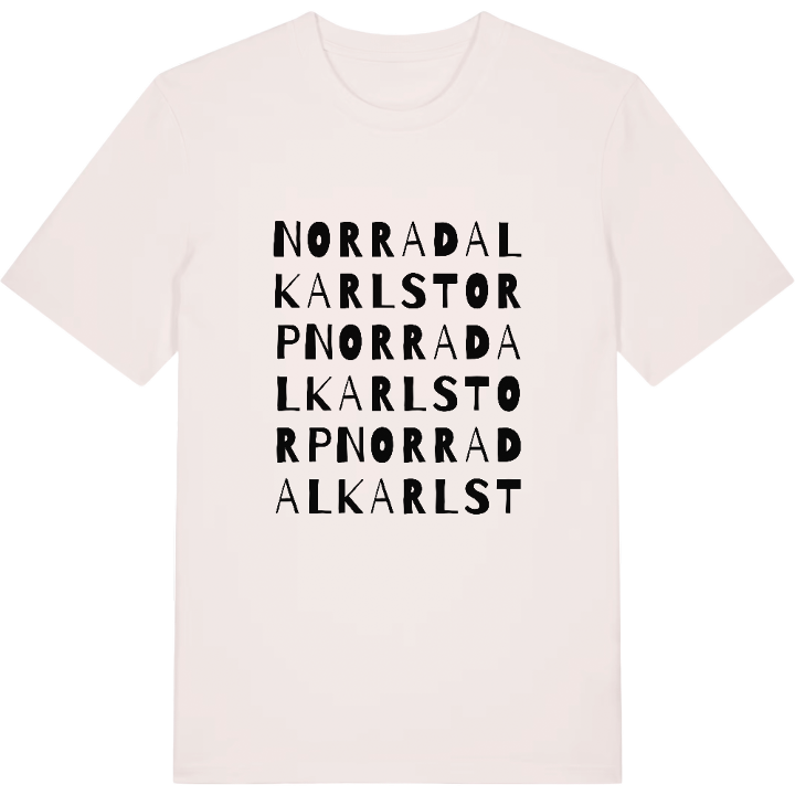 Norra Dalkarlstorp ordlek t-shirt – t-shirt från PinShirt