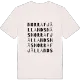 Norra Fjällandsnäs ordlek t-shirt