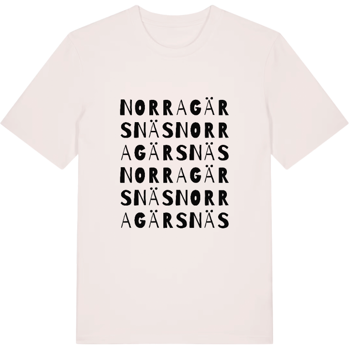 Norra Gärsnäs ordlek t-shirt – t-shirt från PinShirt