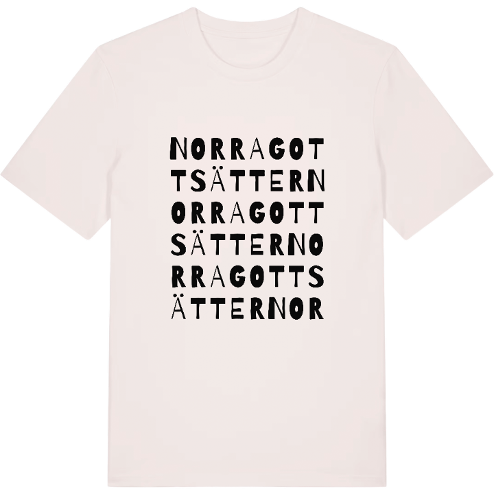 Norra Gottsätter ordlek t-shirt – t-shirt från PinShirt