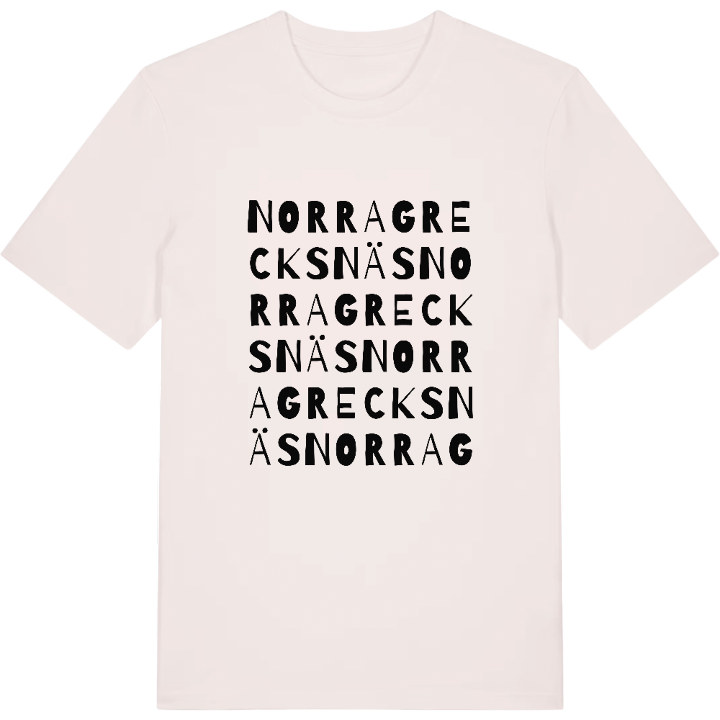 Norra Grecksnäs ordlek t-shirt – t-shirt från PinShirt