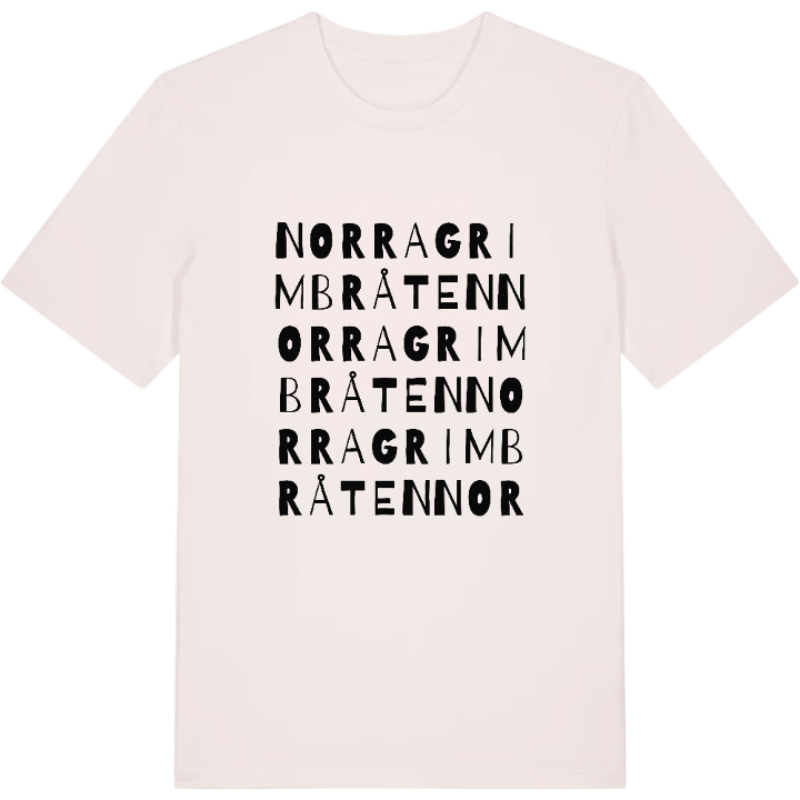 Norra Grimbråten ordlek t-shirt – t-shirt från PinShirt