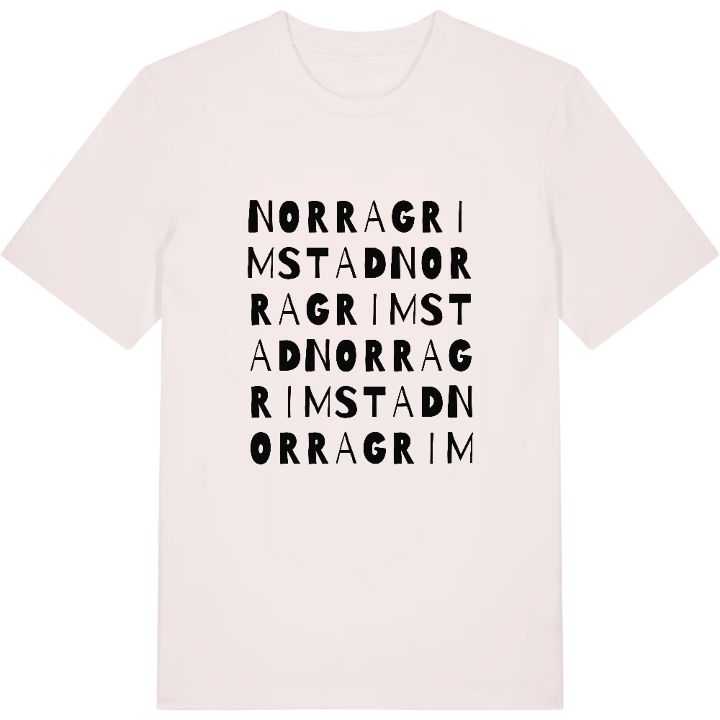 Norra Grimstad ordlek t-shirt – t-shirt från PinShirt