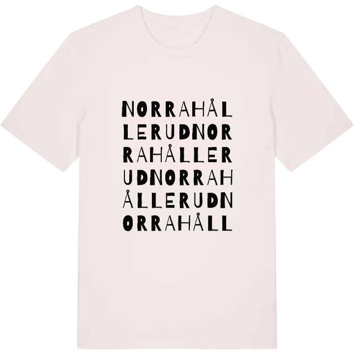 Norra Hållerud ordlek t-shirt – t-shirt från PinShirt