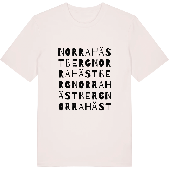 Norra Hästberg ordlek t-shirt – t-shirt från PinShirt